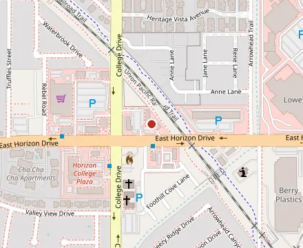 Map showing Horizon Shine by The Coffee Class