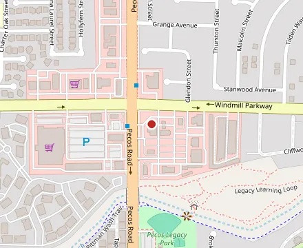 Map showing Sal's Pizza