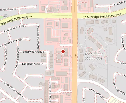 Map showing Tuscany Grill