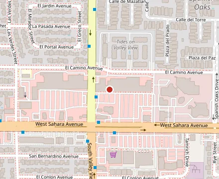 Map showing Delices Gourmands French Bakery
