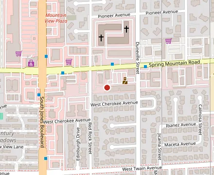 Map showing Saigon Baguette