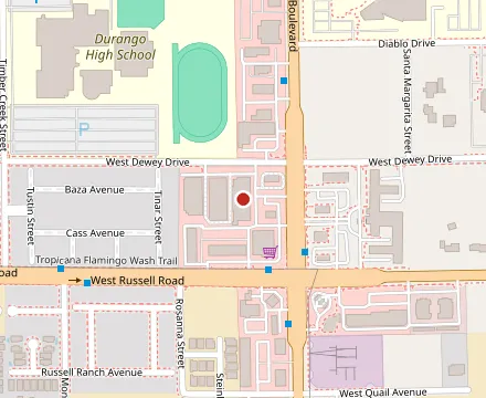Map showing Grinders Italian Guys Pizza