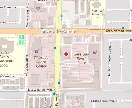 Map showing Yanni's Gyros