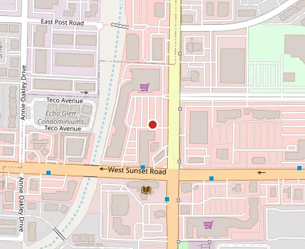 Map showing Ely’s Restaurant