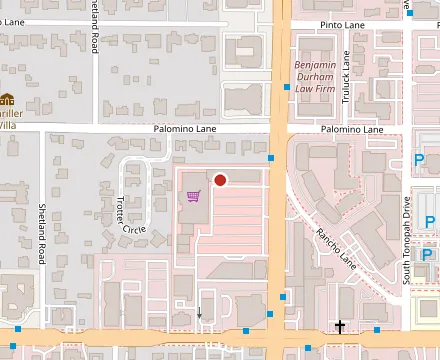 Map showing Greens And Grill