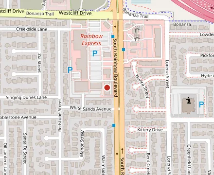 Map showing Verrazano Pizza