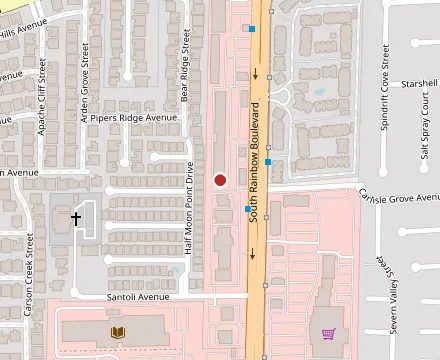 Map showing LucKi Thai Bistro