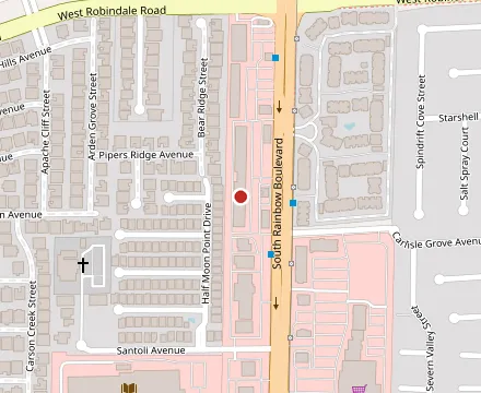 Map showing Zen Curry Express
