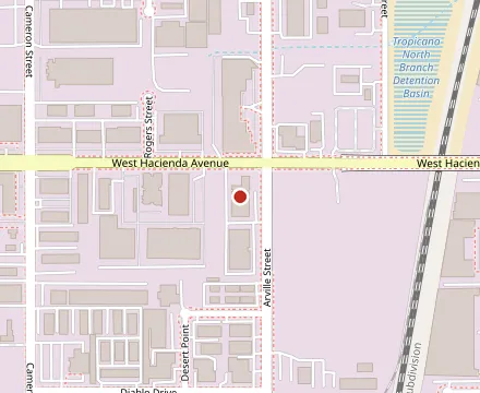 Map showing El Zarape Mexican Restaurant