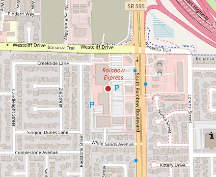 Map showing Serrano's Mexican Restaurant