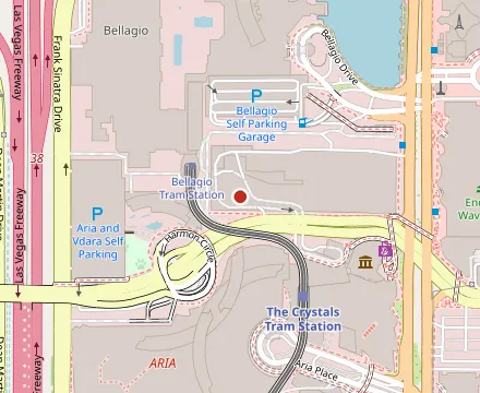 Map showing Wicked Spoon