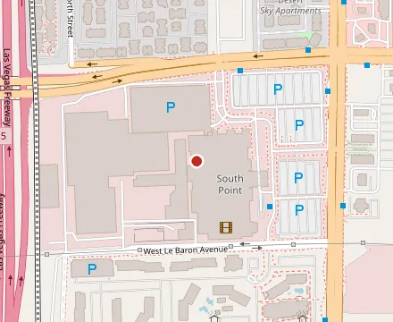 Map showing Garden Buffet