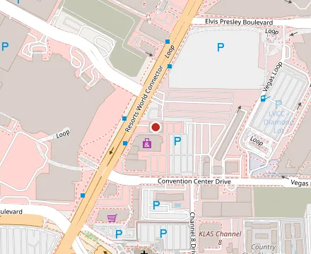 Map showing The Peppermill Restaurant & Fireside Lounge