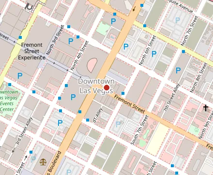 Map showing Park On Fremont