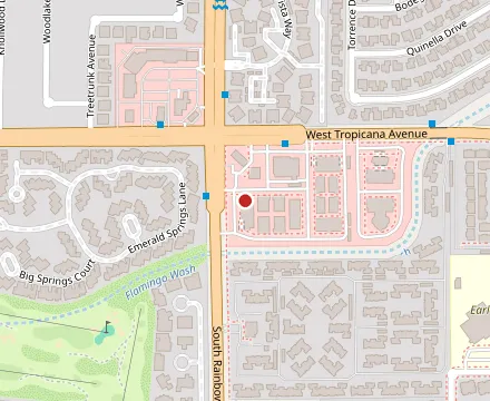 Map showing 595 Craft and Kitchen