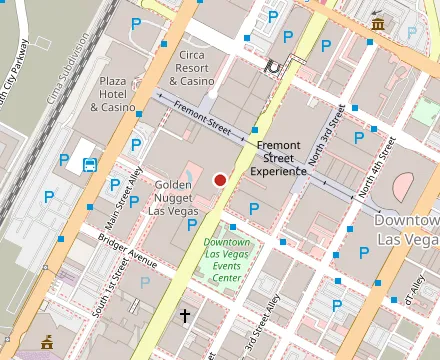 Map showing Vic Anthony's Steakhouse