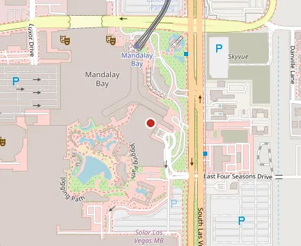 Map showing Bourbon Steak by Michael Mina