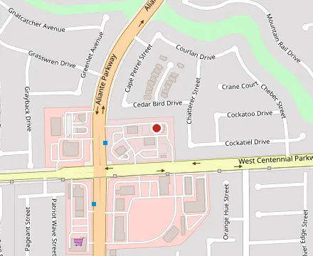 Map showing Juan’s Flaming Fajitas & Cantina – North Las Vegas