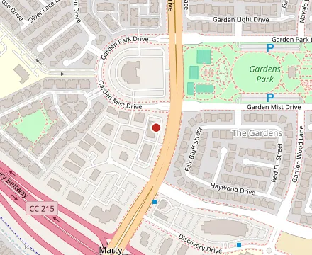 Map showing La Strega