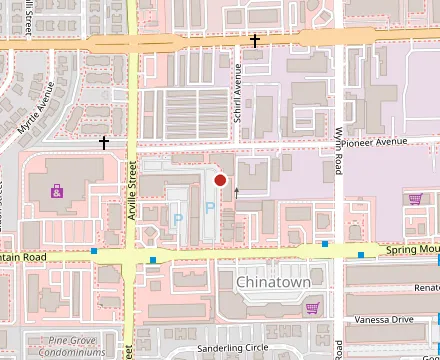 Map showing Weera Thai Kitchen - Chinatown