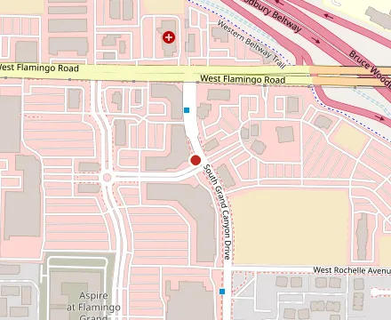 Map showing La Madre Canyon Grill