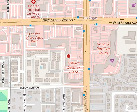 Map showing Aloha Kitchen & Bar