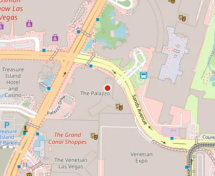 Map showing BOA Steakhouse