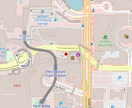 Map showing Ocean Prime Las Vegas