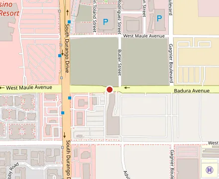 Map showing Pier 215