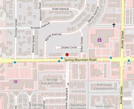 Map showing Afterlife Tea & Boba Room