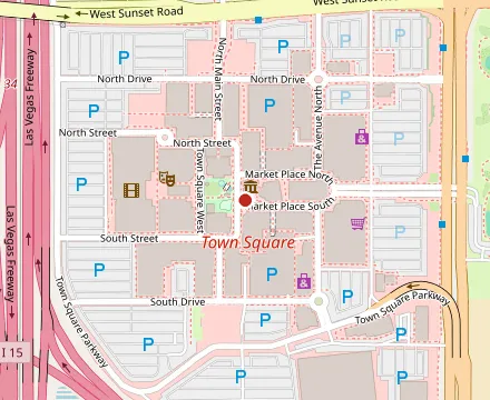 Map showing Ole Churros