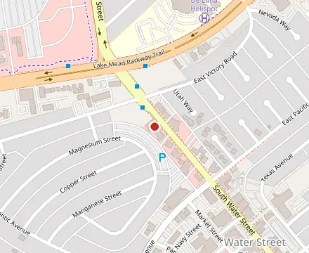 Map showing Juan's Flaming Fajitas & Cantina - Henderson
