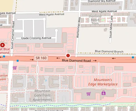 Map showing Rounders