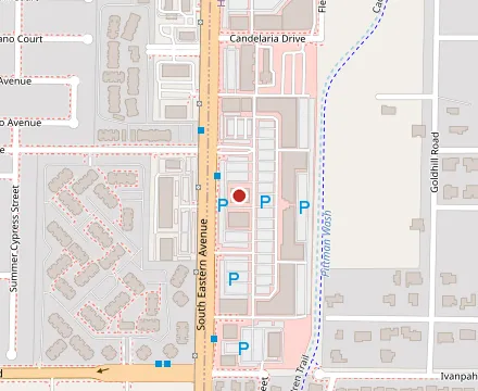 Map showing Twin Peaks