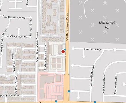 Map showing The Bar @ Tropicana & Durango