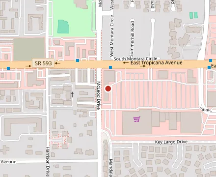 Map showing Lucino's Pizza