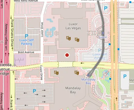 Map showing Hussong's Mexican Cantina