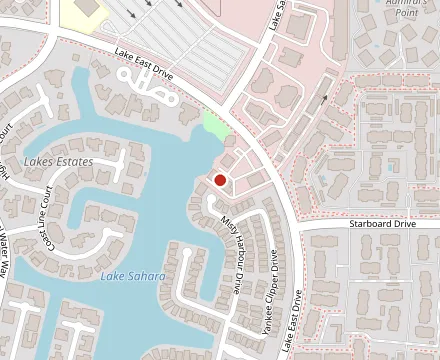 Map showing The Lakes Lounge