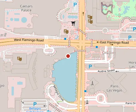Map showing Spago