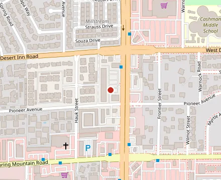 Map showing El carbonero restaurant and pupuseria