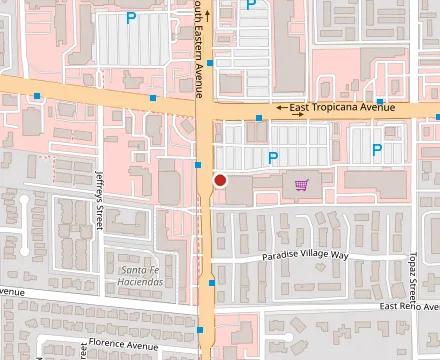 Map showing Habanos Cafe