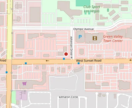 Map showing Huevos Avenue