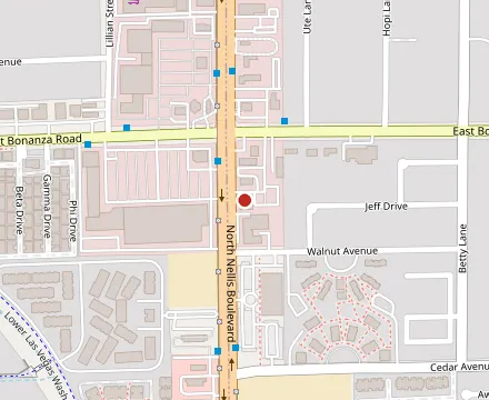 Map showing Santa Ana Cafe