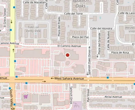 Map showing Westside Deli and Pasta