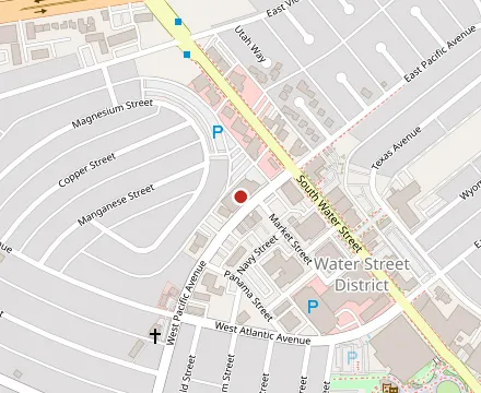 Map showing Kai Sushi