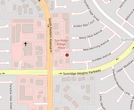 Map showing Nutmeg Indian Eatery