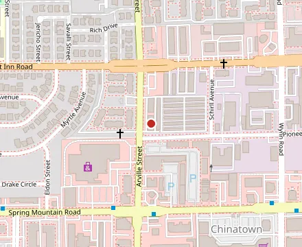 Map showing Sen Thai Noodle