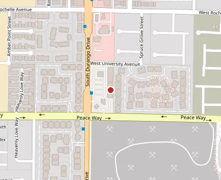 Map showing Lucky House Seafood Restaurant