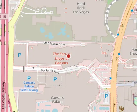 Map showing Water Grill