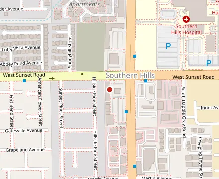 Map showing Glaze Doughnuts